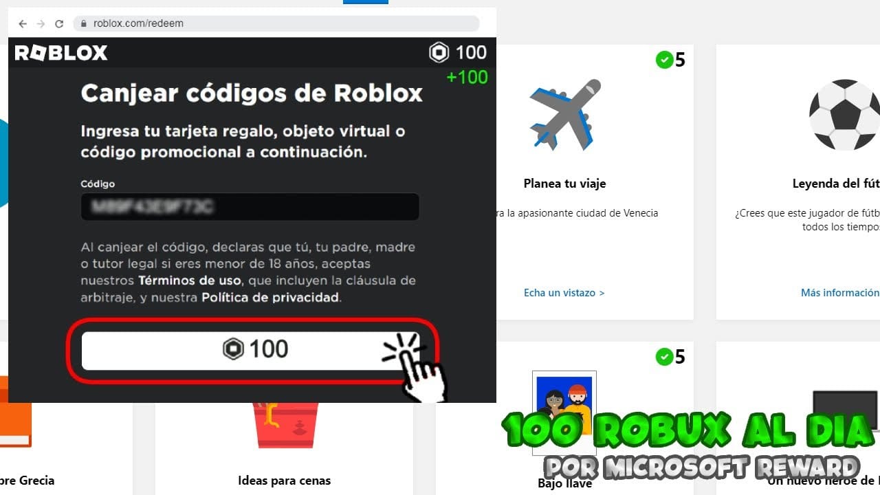 como canjear puntos microsoft por robux guia paso a paso