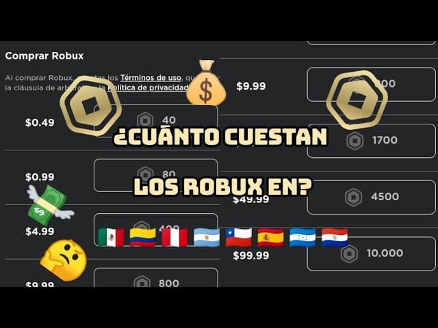 descubre cuanto valen 50 robux en pesos colombianos hoy
